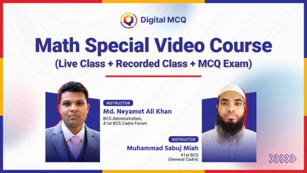 Math Live Class Math Live & Recorded Video Class With MCQ